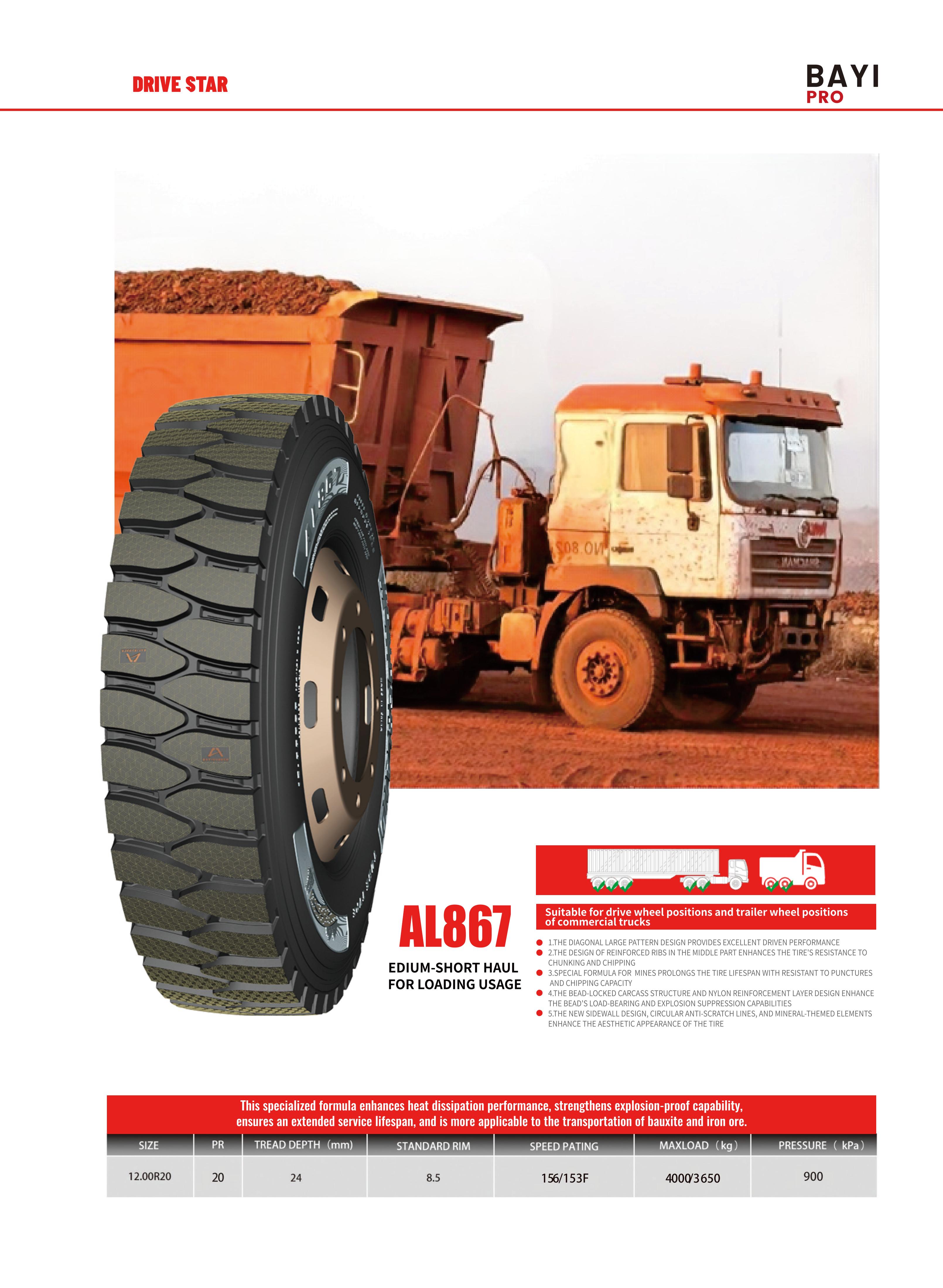 AL867 Medium and Short Distance Cargo Capacity