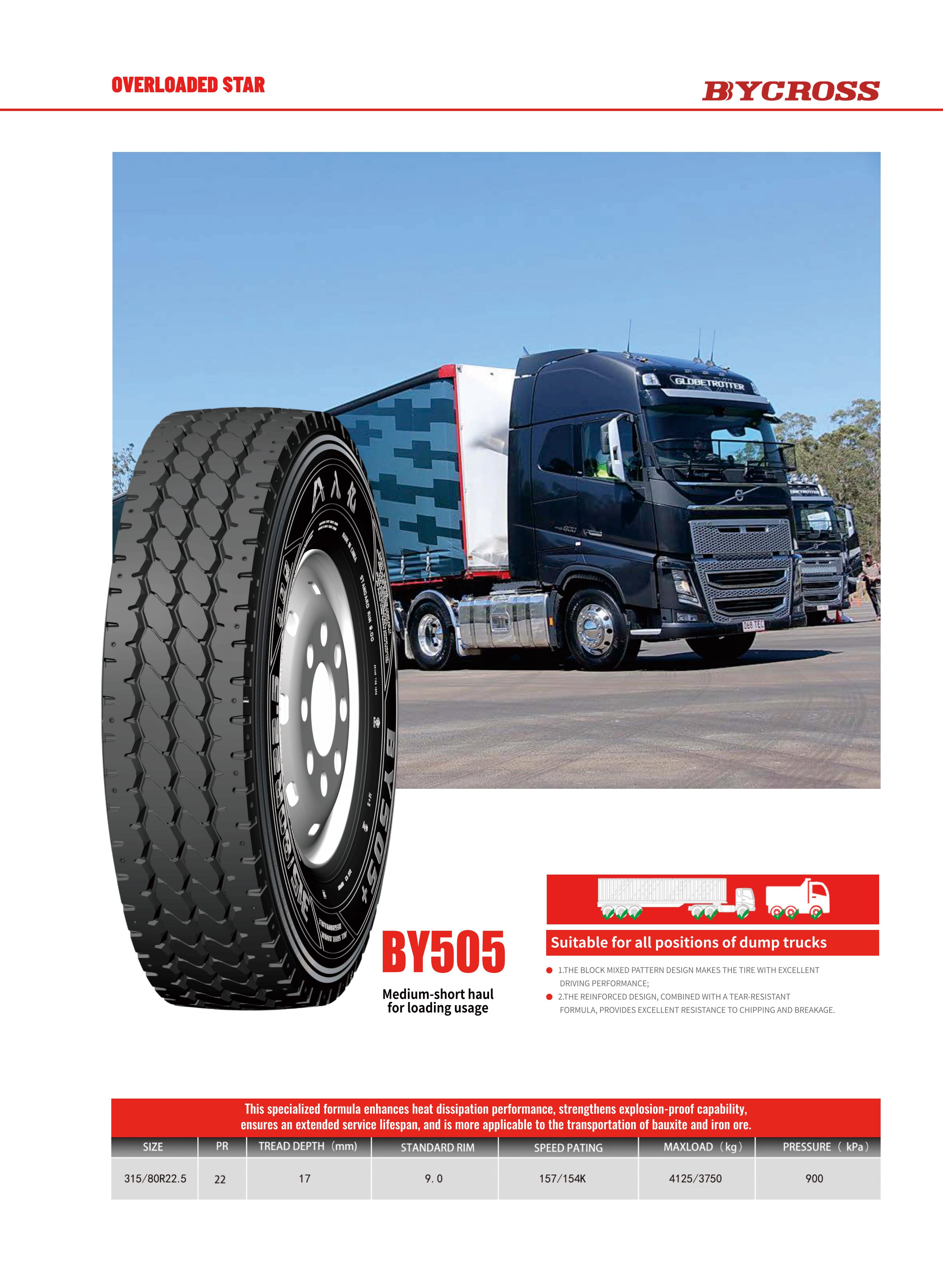 BY505 Medium and Short Distance Load Capacity